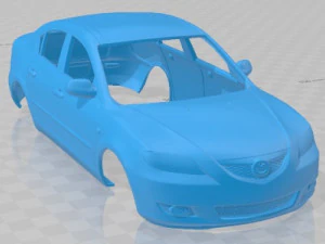 Mazda 3 Sedan 2003 Printable Body Car 3D Print Model
