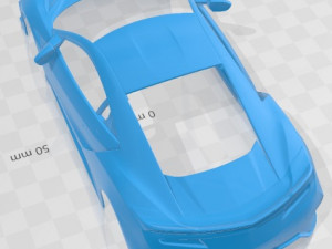 Acura NSX 2022 Printable Body Car Modelo de impresión 3D