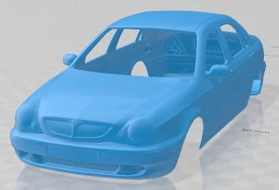 Lancia Lybra 1998 Printable Body Car 3D Print Model .c4d .max .obj .3ds .fbx .stl .blend