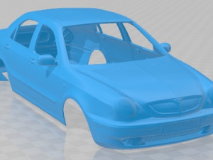 Lancia Lybra 1998 Printable Body Car 3D Baskı Modeli