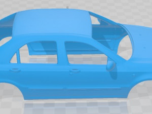 Lancia Lybra 1998 Printable Body Car 3D Baskı Modeli