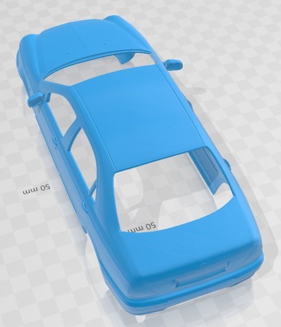 Lancia Lybra 1998 Printable Body Car 3D Print Model in Automotive 3DExport
