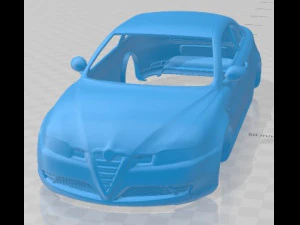 Alfa Romeo GT 2004 Printable Body Car 3D Print Model