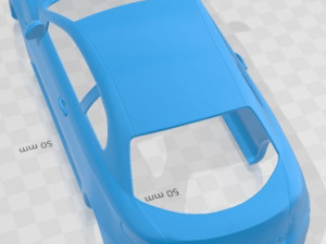 Alfa Romeo GT 2004 Printable Body Car Modello di stampa 3D