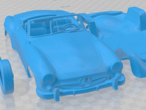 Mercedes Benz 190 SL 2013 Printable Car 3Dプリントモデル