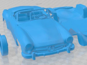 Mercedes Benz 190 SL 2013 Printable Car 3D Print Model