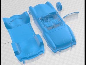 Mercedes Benz 190 SL 2013 Printable Car 3Dプリントモデル