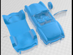 Mercedes Benz 190 SL 2013 Printable Car 3D Print Model
