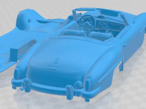 Mercedes Benz 190 SL 2013 Printable Car 3D Print Model