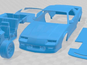 Chevrolet Camaro Iroc -Z 1990 Printable Car 3D Print Model
