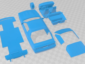 Chevrolet Camaro Iroc -Z 1990 Printable Car Modello di stampa 3D