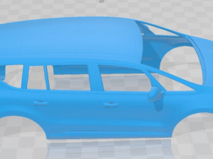 Renault Espace 2020 Printable Body Car Modello di stampa 3D