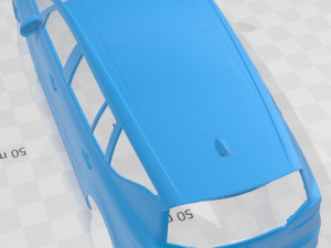 Renault Espace 2020 Printable Body Car Modello di stampa 3D