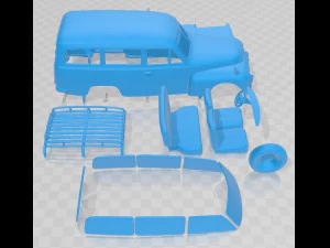 Volvo PV445 PH Duett 1958 Printable Car 3D Print Model