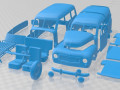 Volvo PV445 PH Duett 1958 Printable Car Modello di stampa 3D