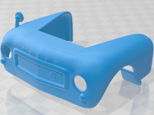 Volvo PV445 PH Duett 1958 Printable Car 3D 打印模型