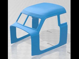 Volvo PV445 PH Duett 1958 Printable Car 3D Print Model
