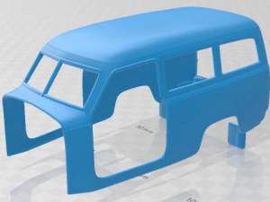 Volvo PV445 PH Duett 1958 Printable Car 3D Print Model
