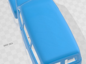 Volvo PV445 PH Duett 1958 Printable Body Car 3D Print Model