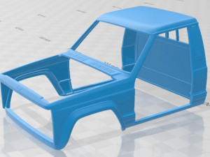 Jeep Comanche MJ 1984 Printable Car 3D Print Model