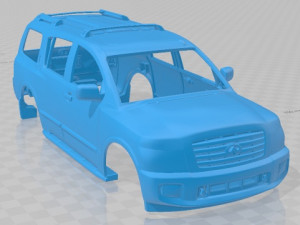 Infiniti QX56 JA60 2004 Printable Body Car Modello di stampa 3D