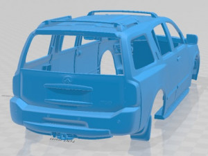 Infiniti QX56 JA60 2004 Printable Body Car Modello di stampa 3D