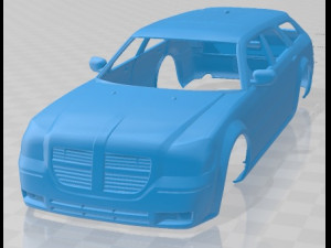 Dodge Magnum RT 2004 Printable Body Car 3Dプリントモデル