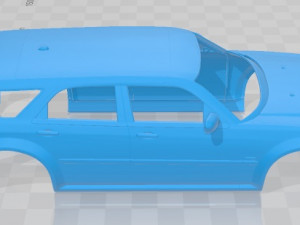 Dodge Magnum RT 2004 Printable Body Car Modelo de Impressão 3D