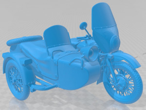 Ural M67-36-P 1976 Printable Motorbike Modelo de Impressão 3D
