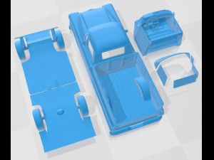 Chevrolet Apache 1959 Printable Car 3D 打印模型