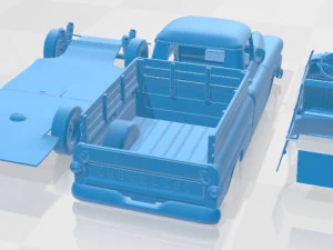 Chevrolet Apache 1959 Printable Car 3D Print Model