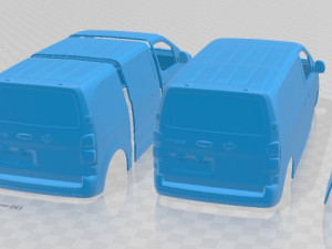 Opel Vivaro 2020 Printable Van 3D printmodel