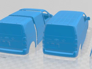 Opel Vivaro 2020 Printable Van 3D Print Model