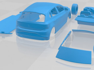 Volkswagen Polo GTI 2022 Printable Car 3D Принт Модель