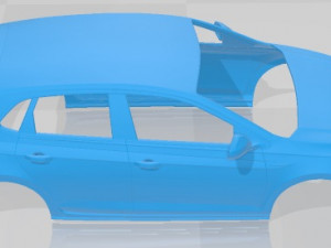 Volkswagen Polo GTI 2022 Printable Body Car 3D printmodel