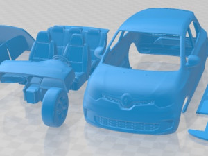 Renault Twingo 2021 Printable Car 3Dプリントモデル