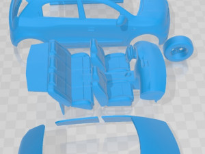 Renault Twingo 2021 Printable Car 3D 打印模型