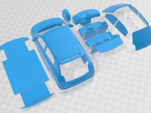 Renault Twingo 2021 Printable Car 3D 打印模型