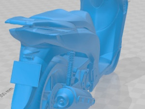 Honda SH 150i Printable Motorbike 3D Print Model
