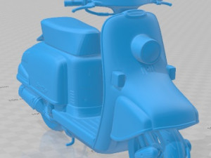 Honda Julio Scooter Printable Motorbike Modelo de Impressão 3D