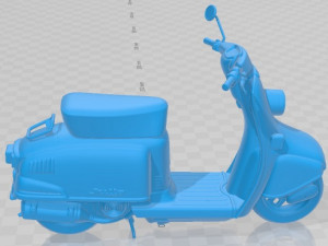 Honda Julio Scooter Printable Motorbike Modelo de Impressão 3D