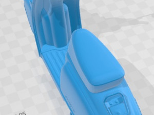 Honda Julio Scooter Printable Motorbike Modelo de Impressão 3D