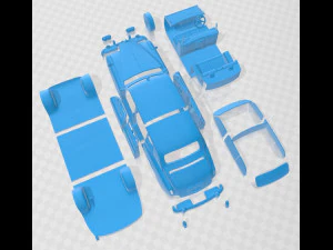 Phantom 1963 Printable Car 3D Print Model