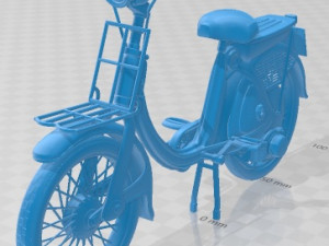 Honda P50 1966 Printable Motorbike Modelo de impresión 3D