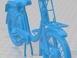 Honda P50 1966 Printable Motorbike Modelo de Impressão 3D