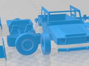 Volkswagen Iltis 1988 Printable Car Modèles 3D en vedette