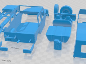 Volkswagen Iltis 1988 Printable Car Modèles 3D en vedette