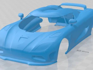 Koenigsegg Agera 2011 Printable Body Car 3D Print Model