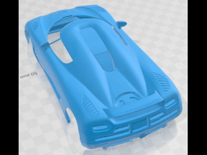 Koenigsegg Agera 2011 Printable Body Car 3D 打印模型