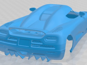 Koenigsegg Agera 2011 Printable Body Car 3D 打印模型